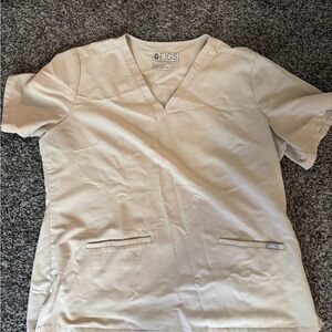 Figs Casma Scrub Top in Boulder XL